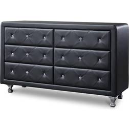 Baxton Studio black Chest of Drawer