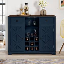 Festivo Navy Liquor Cabinet