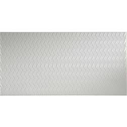 Fasade Current Vertical Matte White 4 x 8-foot Wall Panel White