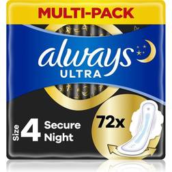 Always Ultra Secure Night Binden 72 St.