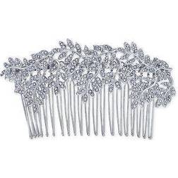 INC International Concepts Gold-Tone Pave Hair Comb, Created for Macy's - Silver - Silver