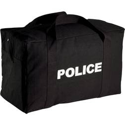 Rothco Canvas Large Police Logo Gear Bag, Black