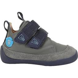 Affenzahn Kid's Barefoot Shoes Leather Buddy - Grey