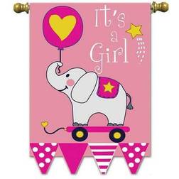 Magnolia Garden Flags 1515 Baby Girl Garden Flag