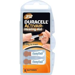 Duracell Batterie Hörgeräte EasyTab 312 PR41 6St. Battery