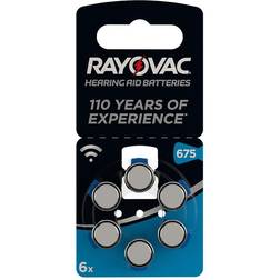 Rayovac 38124 micropila audifono (blister 6 pilas) ZA675 diametro 12MM alto 6MM