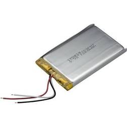 Renata ICP543759PMT Speciale oplaadbare batterij Prismatisch Kabel LiPo 3.7 V 1320 mAh