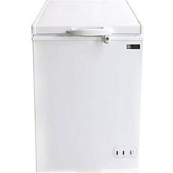 Maxx Cold 3.4 Cubic Feet 96 Top Sub Zero Commercial Chest Locking Lid NSF Frozen White