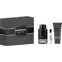 Montblanc Explorer 3 Pc Gift Set 3.3oz EDP Spray 7.5ml Shower Gel