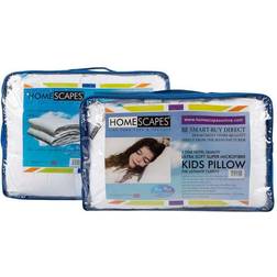 Homescapes 4.5 Tog Super Microfibre Duvet & Pillow Set White