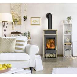 Fireplace Kaminofen Santiago Sandstein, 6 KW