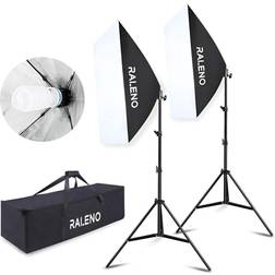 Raleno softbox photography lighting kit 20"x28" photography continuous