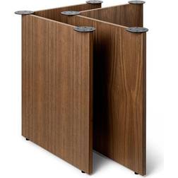 Ferm Living 2 Patas Mingle Walnut Veneer W68 Pata de mesa