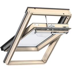 Velux Roof Pivot Aluminium, Timber Tilt Window Triple-Pane Width 66cm