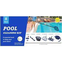 8-Piece Pool Cleaning Kit Essential All-Season Tools