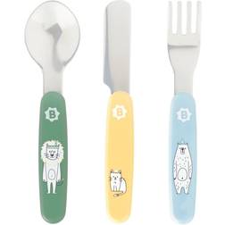 Badabulle Cutlery Bestik Til Børn 12 m 3 stk