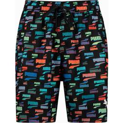 Puma Swim Unisex Loose Fit Shorts 1 Black Combo Male - Multicolor