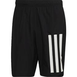 Adidas Classic Length 3-stripes Swim Shorts - Black/White