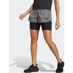 adidas MMK 2-in-1 shorts Damer, sort/brun Løbebukser 2023