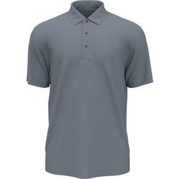 PGA tour Boys AirFlux Solid Mesh Golf Polo Shirt - Tradewinds Gray