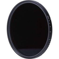 Rollei Variabel F:X Pro ND8 till ND512 runt filter, tillverkat av Gorilla glas med 3–9 bländarsteg mörkläggning. 82 mm