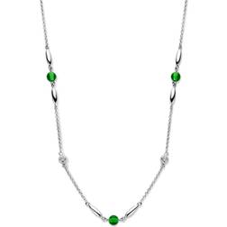 Spirit Icons Cornelia Sterling Silver Halsband Med Och Agat S11021-45