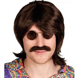 Boland wig Gary with mustache men brown