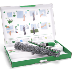 Unger ErgoTec 2in1 Set Professionale per Pulizia Finestre con Tergivetro e Lavatrice in 35 cm