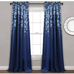 Lush Decor Navy Weeping Flowers