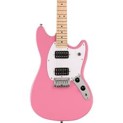 Squier Sonic Mustang HH Solidbody Electric Guitar Flash Pink