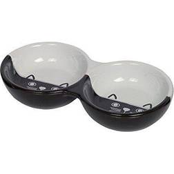 Nobby Face Cat Ceramic Double Bowl 22