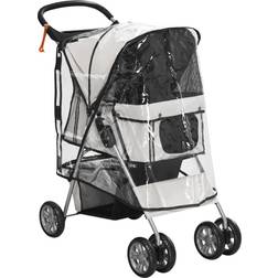 Pawhut Hundebuggy 75L hundewagen faltbarer hundetrolley katzenbuggy katzenwagen