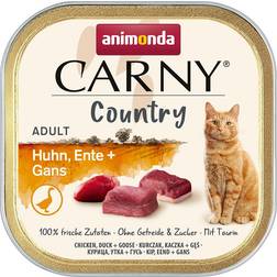 animonda Carny Country Adult 32 x 100 g Umido per Gatto - Anatra + Oca