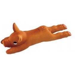 Nobby Latex Toy Long Pig with Squeaker 14 cm