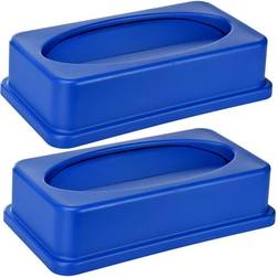 Alpine Blue Swing Recycling Bin Lid Slim