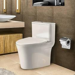 Fine Fixtures Modern One Piece Round Toilet