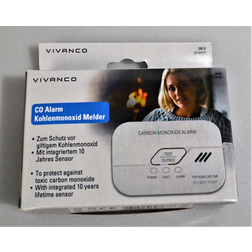 Vivanco CO M10Y Carbon Monoxide Alarm