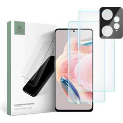 Tech-Protect Tempered Glass + Camera Lens Protect Supreme Set for Xiaomi Redmi Note 12 LTE