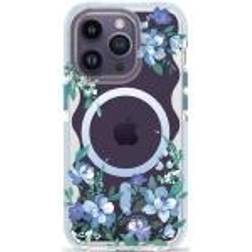 Kingxbar iPhone 14 Plus Skal Magsafe Flora Orchid