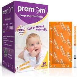 Easy Home Premom Pregnancy HCG Test Strips Individually Wrapped Pregnancy Test Kit 30 Pack