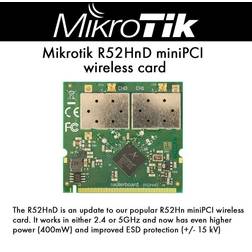 Mikrotik R52HND Netzwerkkarte Eingebaut