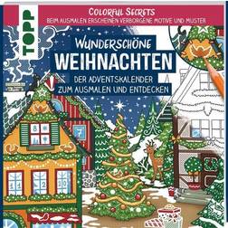 Colorful Secrets Wunderschöne Weihnachten Ausmalen auf Zauberpapier