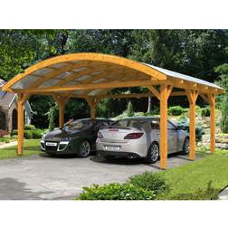 SKAN HOLZ Bogendach-Carport Franken 635 (Gebäudefläche )