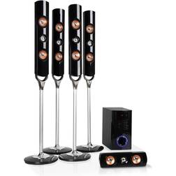 Auna Areal Nobility Surround-System 5.1 Canali 120 W RMS BT 3.0 USB SD AUX