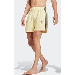 adidas Originals Adicolor 3-Stripes Swim Shorts Almost Yellow Black