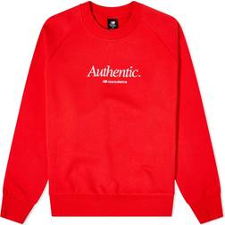 New Balance Athletics Icono-Graphic Crew Sweatshirt - Red