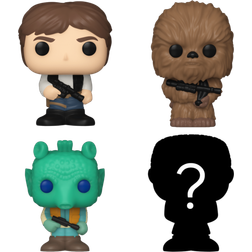 Funko Bitty Pop! Star Wars: Han Solo, Chewbacca & Greedo 4-Pack