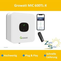 Growatt wechselrichter 600tl-x mit wifi balkonkraftwerk 600w