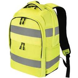 Dicota Hi-Vis Sac à dos 25 litres polyuréthanne thermoplastique (TPU) 600D RPET jaune