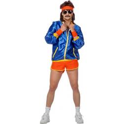 Retro Disco Rollerskater Herr Maskeraddräkt